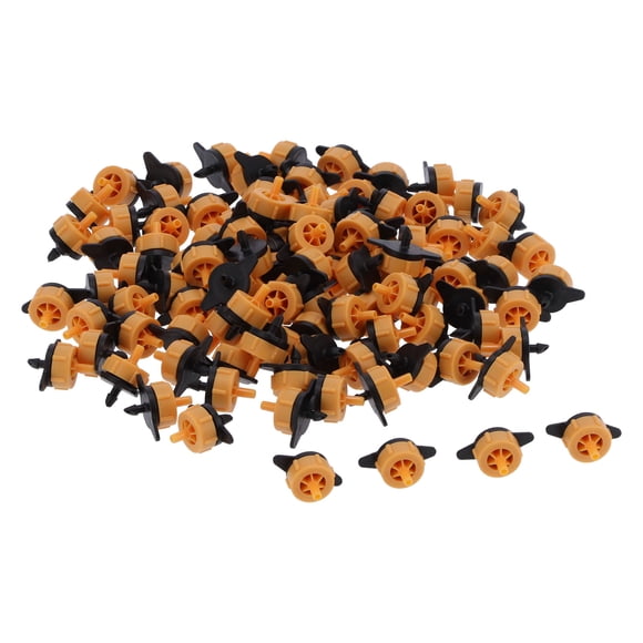 Fdit 100Pcs 2L Compensating Drip Emitter Detachable Garden Irrigation Dripper For 4/7 Hose,Drip Irrigation Nozzle,Drip Emitter