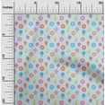 thumbnail image 2 of oneOone Cotton Poplin Light Blue Fabric Fruit Watermelon Sewing Material Print Fabric By The Yard 42 Inch Wide, 2 of 4