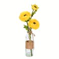thumbnail image 1 of Vickerman 15" Yellow Camellia in Glass 2/pk - FA192008, 1 of 1