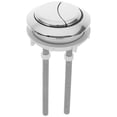 thumbnail image 4 of 2 piezas de tapa de repuesto para tanque de agua de inodoro con botón pulsador de reparación de doble descarga redonda, 4 of 6