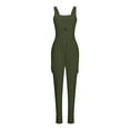 thumbnail image 7 of UAMVSH Womens Running Workout Athletic Rompers Hiking Outfits Gym Overall Jumpsuits with Pockets, 7 of 7