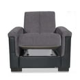 thumbnail image 6 of Ottomanson Origins Pro Convertible Arm Chair, Gray Chenille, 6 of 10