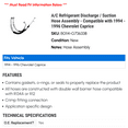 thumbnail image 2 of A/C Discharge / Suction Hose Assembly - Compatible with 1994 - 1996 Chevy Caprice 1995, 2 of 2