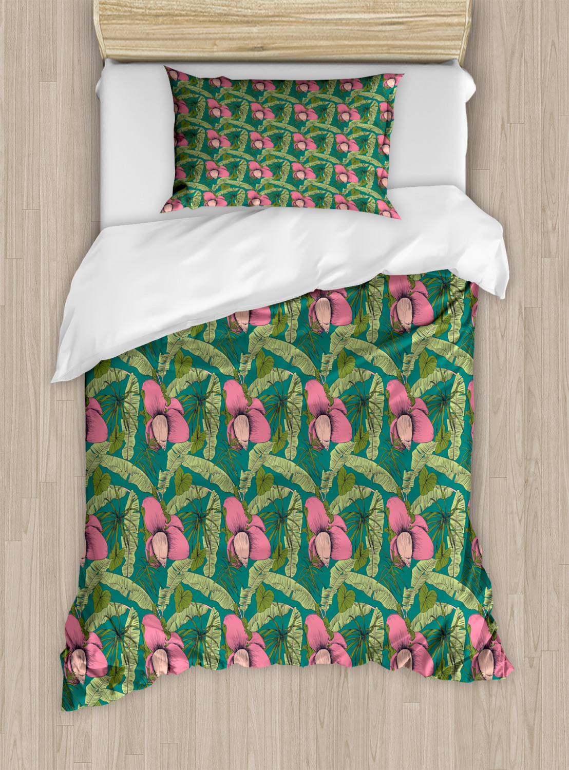 Hawaiian Jungleleaf WN0805023CL Duvet Cover Set