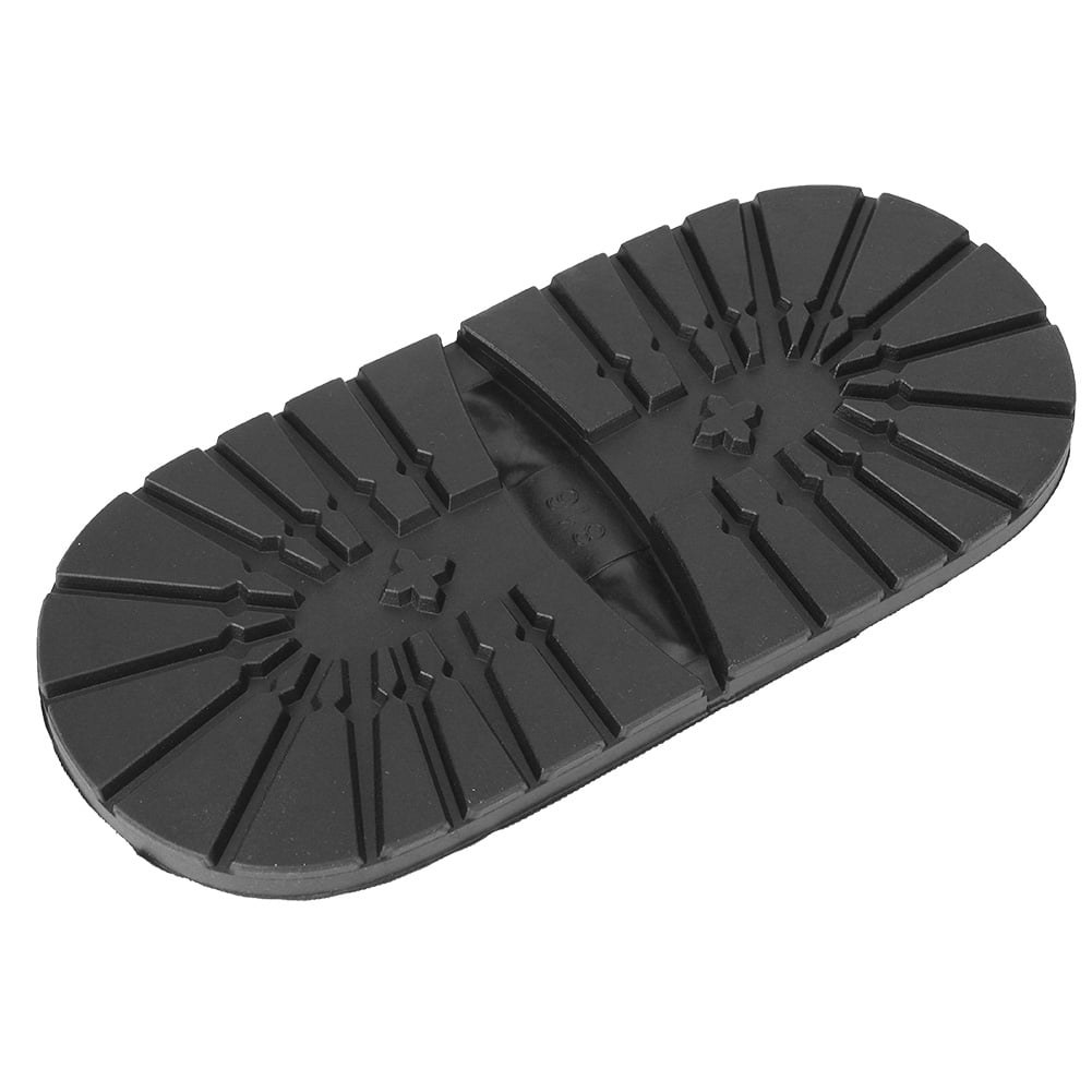 Heel Soles, Boots Shoes Rubber Front Soles, For Repairing Heel Pad Tap