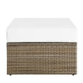 thumbnail image 3 of Modway Convene Outdoor Patio Outdoor Patio Ottoman in Cappuccino White, 3 of 7