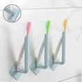 thumbnail image 3 of OIUR 3Pcs Wall Hook Strong Load-Bearing Waterproof L-Shaped Traceless Hanger Traceless Bathroom Kitchen Hook, 3 of 7