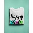 thumbnail image 3 of Happy Holi! Sweatshirt Women -SPIdeals Designs, Female x-Large, 3 of 4