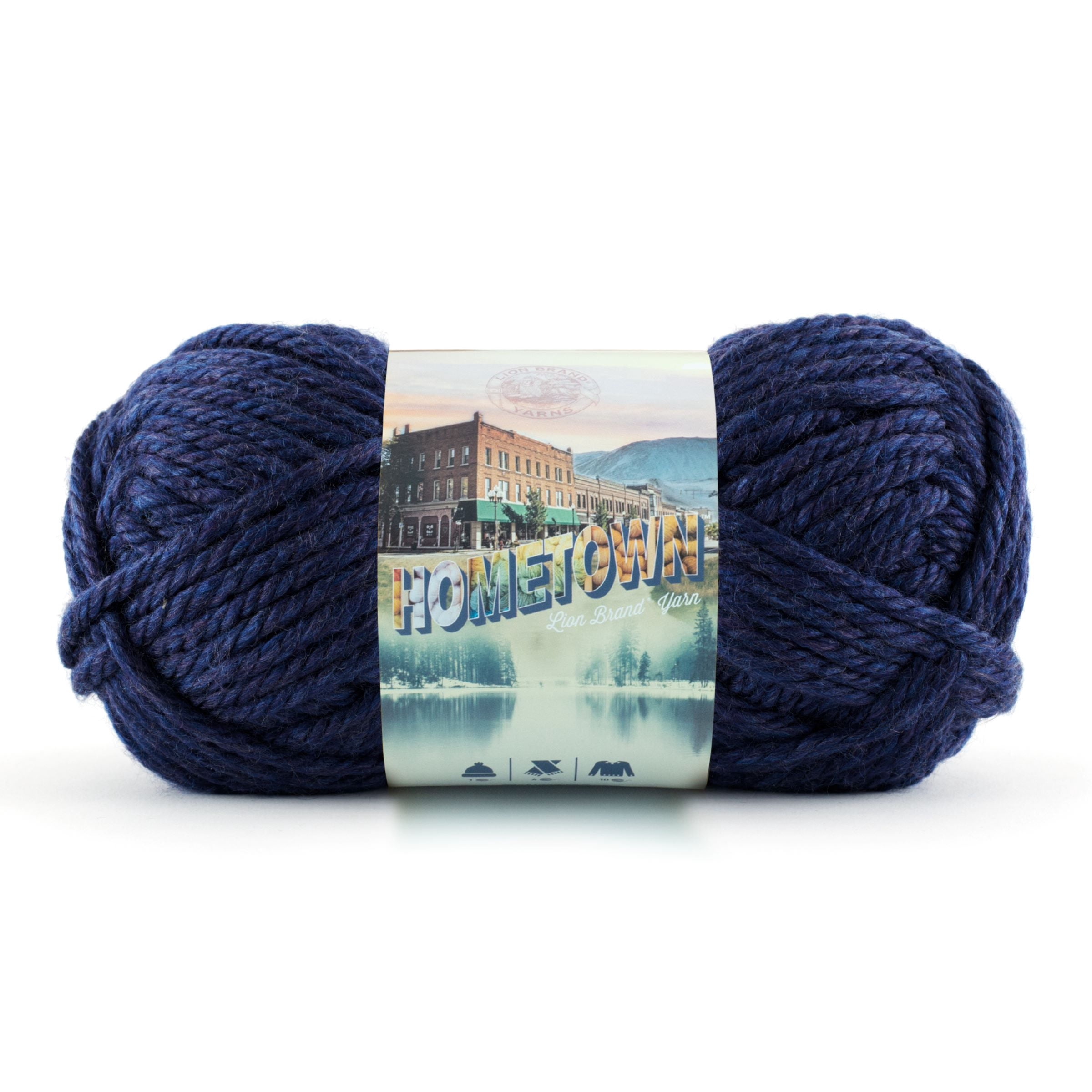Lion Brand Yarn Hometown Americana Pack COLOR135-003 Super Bulky Yarn Acrylic Yarn 12 Pack