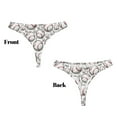 thumbnail image 3 of Balery Cute Baseball Tangas de Algodón para Mujer con Estampado – Ropa Interior Sexy, Transpirable, G-string-Large, 3 of 6