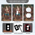 thumbnail image 3 of Light Switch Cover Switch Plate Outlet Cover Plug Cover for Electrical Unused Outlet Cover Santa Eating Cookies, 3 of 8