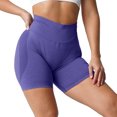 thumbnail image 1 of Gibobby Pantalones De Casuales Para Mujer Pantalones cortos de algodón para mujer, cintura alta elástica, plisados, con volantes, lindos, para la playa, informales, fluidos(Azul, L), 1 of 4