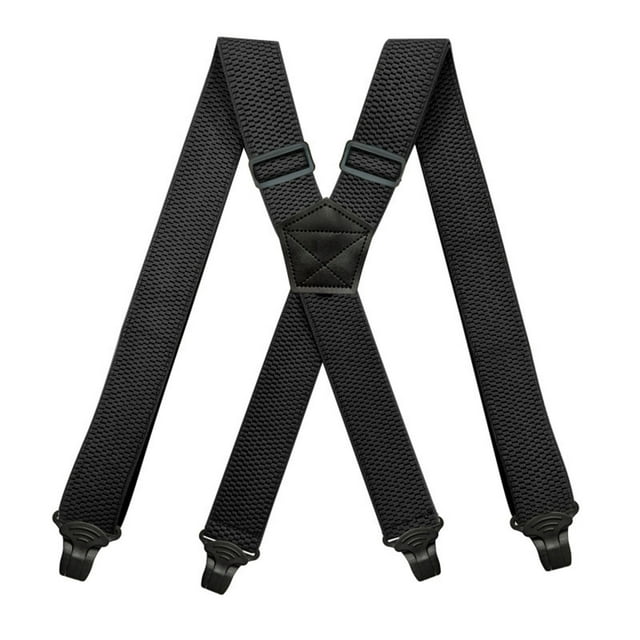 Bretelles pour Hommes, Bretelles Élastiques Réglables avec Clips Métalliques Solides, Sangles de Mode de 3,8 cm de Large pour Robe, Tenue de Boîte de Nuit, Usage Quotidien