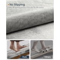 thumbnail image 3 of Area Rug, 3x5 ft Rug for Living Room, Non-Slip Carpet, Modern Abstract Style, Home Decor, for Bedroom, Kitchen, Entryway, Dining Room, Machine Washable, Dove Gray UTAR072G01 Dove Gray 3' x 5', 3 of 5