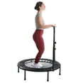 thumbnail image 4 of Stamina inMotion 40" Round Fitness Trampoline with Adjustable Handlebars, Black, 4 of 9