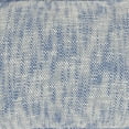 thumbnail image 3 of Blue and White Woven Heathered Lumbar Throw Pillow, 3 of 4