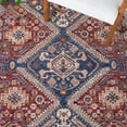 thumbnail image 6 of Safavieh Heirloom Alyx Oriental Polyester Area Rug, Navy/Rust, 9' x 12', 6 of 11