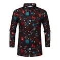 thumbnail image 1 of Camisas Navideñas Para Hombre Otoño Invierno Moda Casual Manga Larga Top Odeerbi ODB207321, 1 of 3