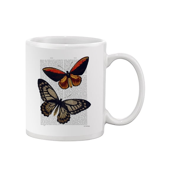 Vintage Butterflies Mug - Fab Funky Designs,