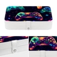 thumbnail image 4 of Game Controller Decorative PU Leather Jewelry Organizer Box with Removable Compartment: Portable Display Case, 4 of 6