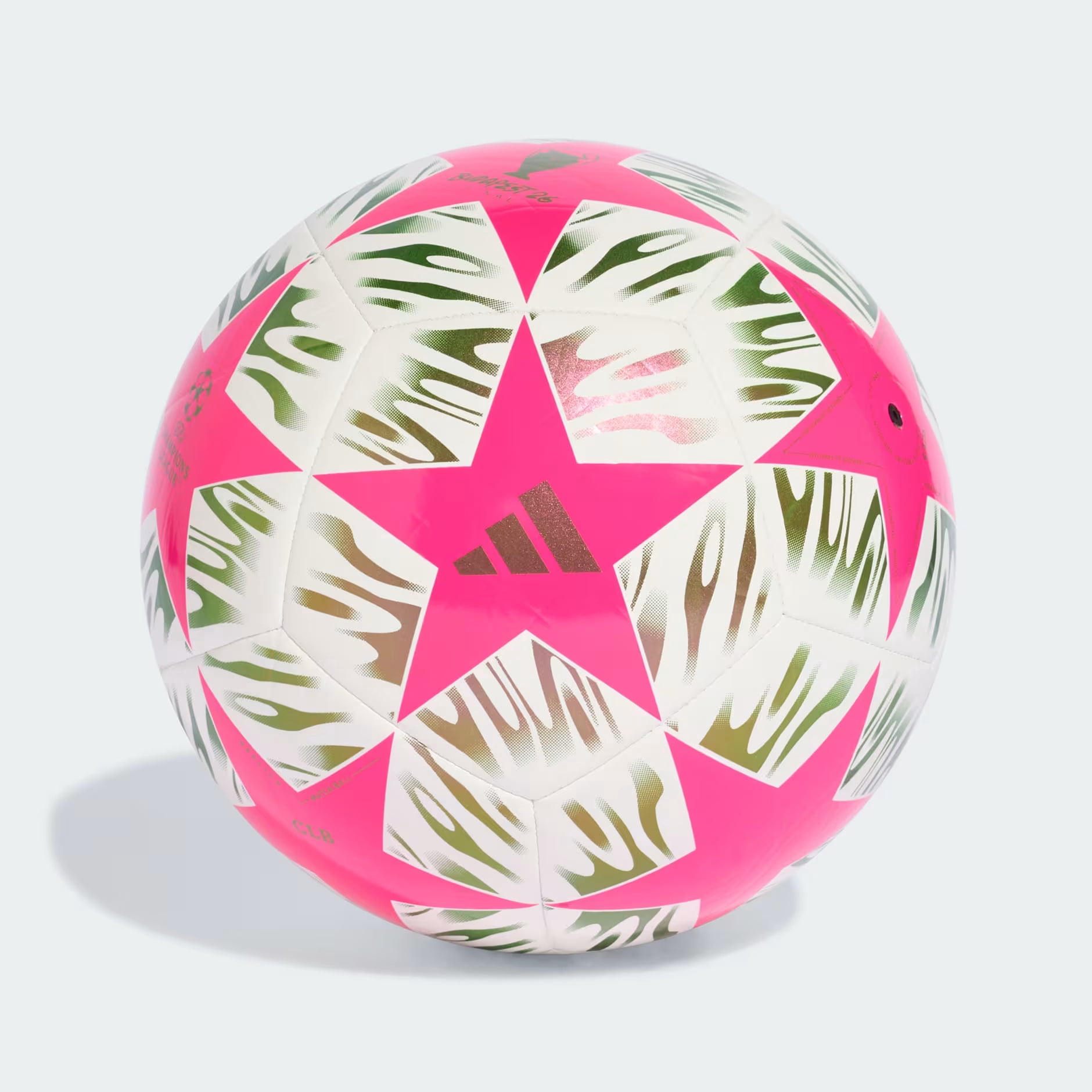 Adidas MLS Nativo XXV Soccer Ball, White/Solar Green/Glory Blue