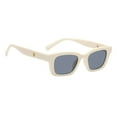 thumbnail image 2 of Mujeres Rectángulo Gafas de sol Gafas de sol cuadradas Protección solar Tonos Gafas Anteojos Gafas de sol para fiestas Niñas Damas Beige, 2 of 9