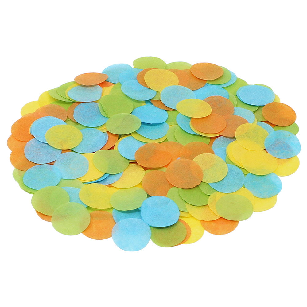 20g Round Circle Tissue Paper Rainbow Themed Party Confetti Dots Table Scatters 