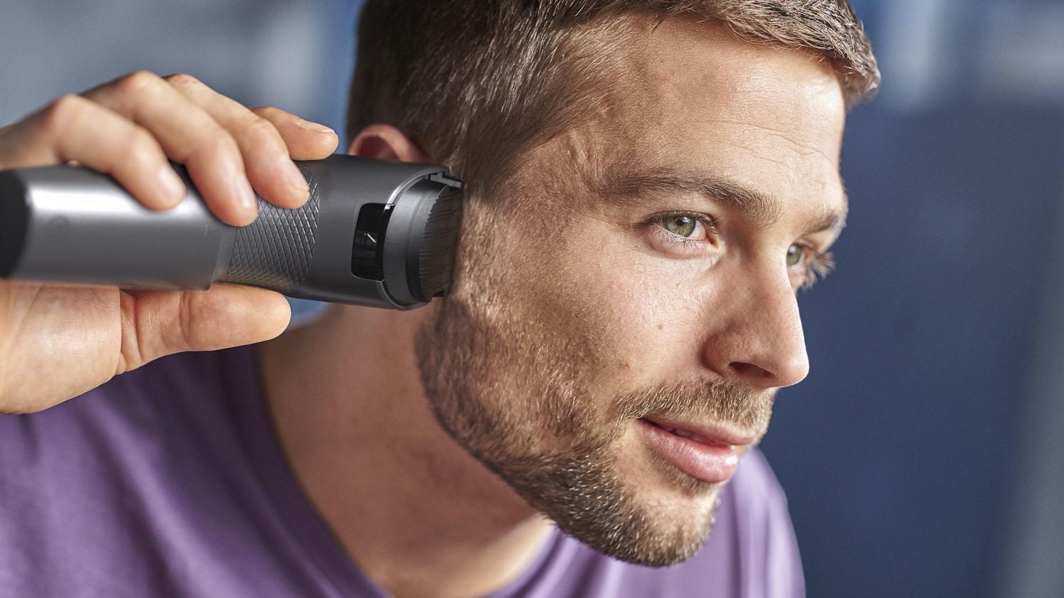 Philips Hair Clipper Series 3000, DualCut blade technology & Trim & Self-sharpening stainless steel blades, HC3505/15