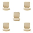 thumbnail image 1 of Guardoinrt Soft and Breathable Swivel Chair Cover Seating Experience Beige Backrest + Cushion Cover 5Set, 1 of 6