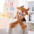 thumbnail image 3 of Novelty Animal Hat with Cute Reindeer Ears and LED Lights, 3 of 8