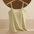 thumbnail image 2 of Ymauqau Débardeurs Grande Taille pour Femmes Bretelles Spaghetti Réglables Col Rond Soutien-Gorge Intégré Sans Manches Chemises Décontractées Camisoles Blouses, 2 of 7