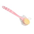 thumbnail image 3 of TISHITA Double Side Long Handle Back Shower Brush, Anti Slip Cleaning for Feet Body Bath Pink, 3 of 8