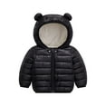 thumbnail image 4 of Ruyang Baby Fleece Lined Puffer Jacket Toddler Boys Girls Cute Bear Hooded Coat Winter Padded Warm Zip Up Quilted Outwear, 4 of 4