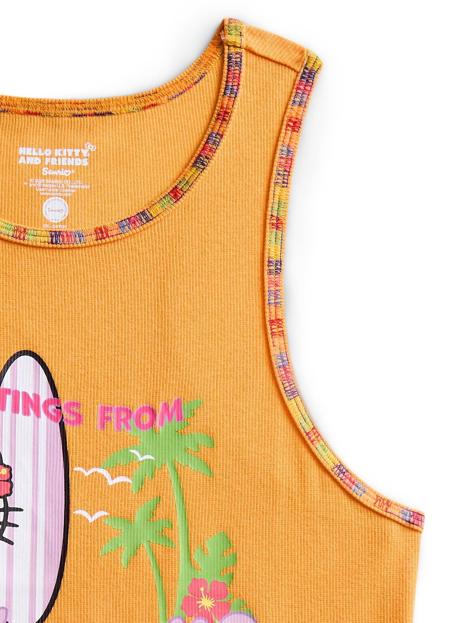 Hello Kitty Women's Greetings from Hawaii Tank Top, Sizes XXS-XXL