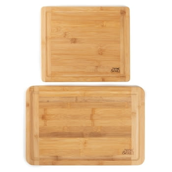 Thyme & Table  Friendly Bamboo Cutting Board, 2 Pack