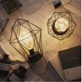 thumbnail image 4 of Lampe de table géométrique iron Art Home Decor light, 4 of 4