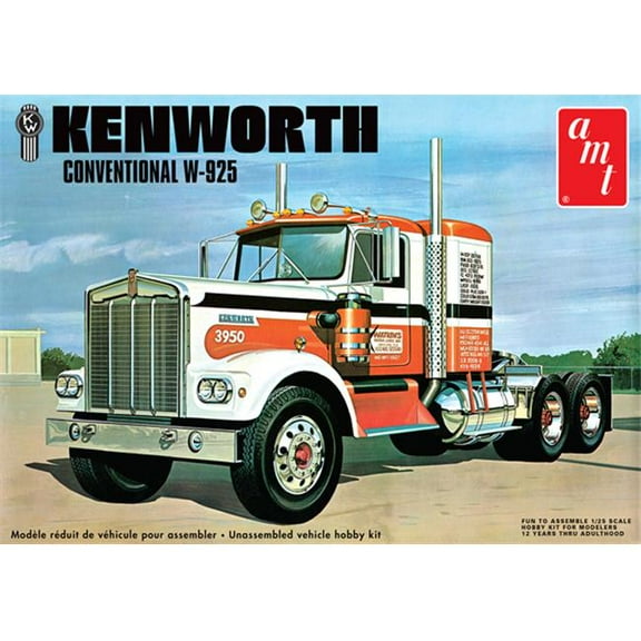 AMT  Kenworth W-925 Conventional Plastic Tractor Toys, 10 Years Above