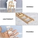 thumbnail image 2 of EeaseMX 1 mini casa en miniatura, escalera de madera, decoración para el hogar, accesorio para el hogar., 2 of 7