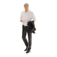 thumbnail image 3 of Mini 1:64 Diorama Hombre con trajes de calle CUTICAT escenario de personas de figura rm, 3 of 8