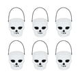 thumbnail image 1 of simhoa 6 Piece Candy Bucket with Handle Halloween Candy Holder Pot Cups Bucket horror bucket, 1 of 7
