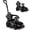 Black, variant on Licensed Toyota Ride on Push Car for Toddlers by OLAKIDS, 3 in 1 Walking Sliding Toy with Removable Guardrails and Handle, Music, Under Seat Storage for Kid