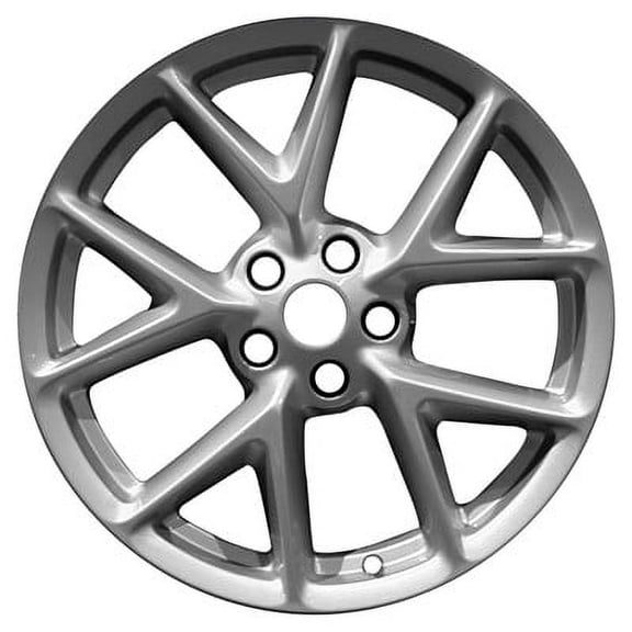 KAI 19 X 8 Reconditioned OEM Aluminum Alloy Wheel, All Painted Light Smoked Hypersilver, Fits 2009-2011 Nissan Maxima