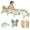Green, variant on Panapinka Triangle Set, 7-in-1 Foldable Montessori Toddler Climbing Toys Indoor, Wooden Playground Jungle Gym for Kids, Pickler Climbing Set for Toddlers 18 Months-6 Years