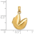 thumbnail image 5 of 14K 3-D Opens Fortune Cookie Charm Yellow Gold Material Dazzling Exquisite Chic A classic choice for celebrating love and achievement, 5 of 5