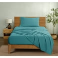 thumbnail image 3 of Mainstays Washed Ultra Soft Microfiber Bed Sheet Set, Twin-XL, Cool Water, 3 Piece, 3 of 14