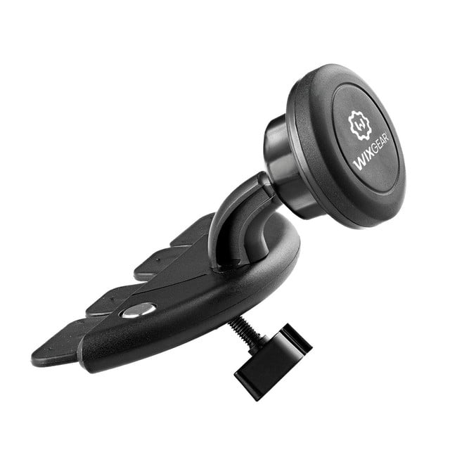 WixGear CD Slot Magnetic Car Mount Holder, for Cell Phones and Mini Tablets with Fast Swift-Snap Technology, Magnetic Cell Phone Mount