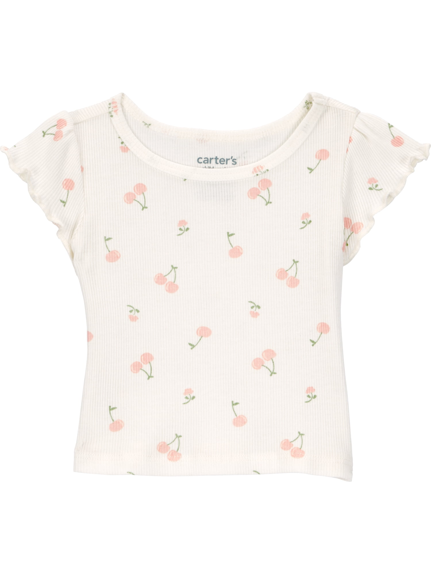 Carter's Child of Mine Baby Girl Overall Set, 2-Piece, Sizes 0/3-24 Months