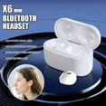 thumbnail image 3 of Tws Wireless Lnvisible Bluetooth Headphones Mini Semi-in-ear Earbuds X6 Noise Reduction Sports Headset - Earphones &amp; Headphones, 3 of 7