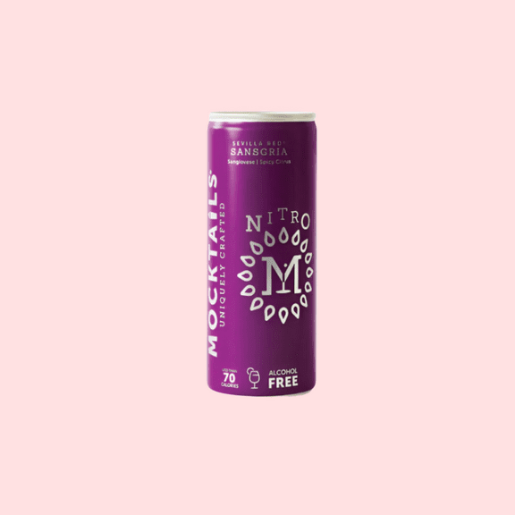 Nitro Mocktails - Award-Winning Non-Alcoholic Sangria Mocktail - 6.8 Fl, Case of 6