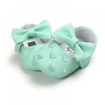 thumbnail image 3 of Prettyui Baby Boy Girl Bow Design Lovely Anti-Slip Casual Shoes Newborn Toddler Breathable Sneakers Infant PU Leather Soft Soled First Walkers, 3 of 6